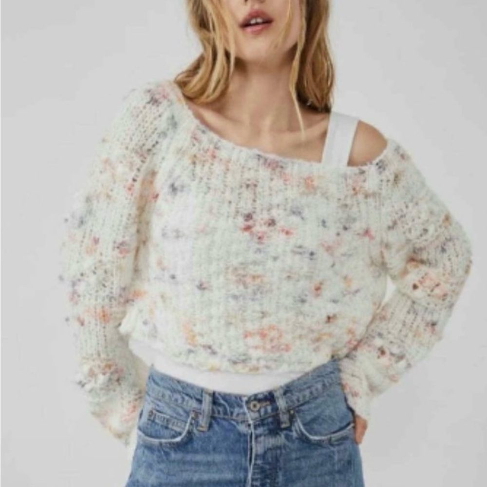 Free people Women's Multicolor Knit Sweater